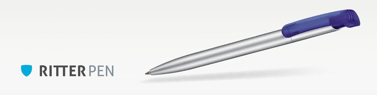 Ritter Pen Clear Silver Frozen Kugelschreiber