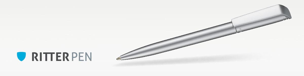 Ritter Pen Flip Silver Kugelschreiber
