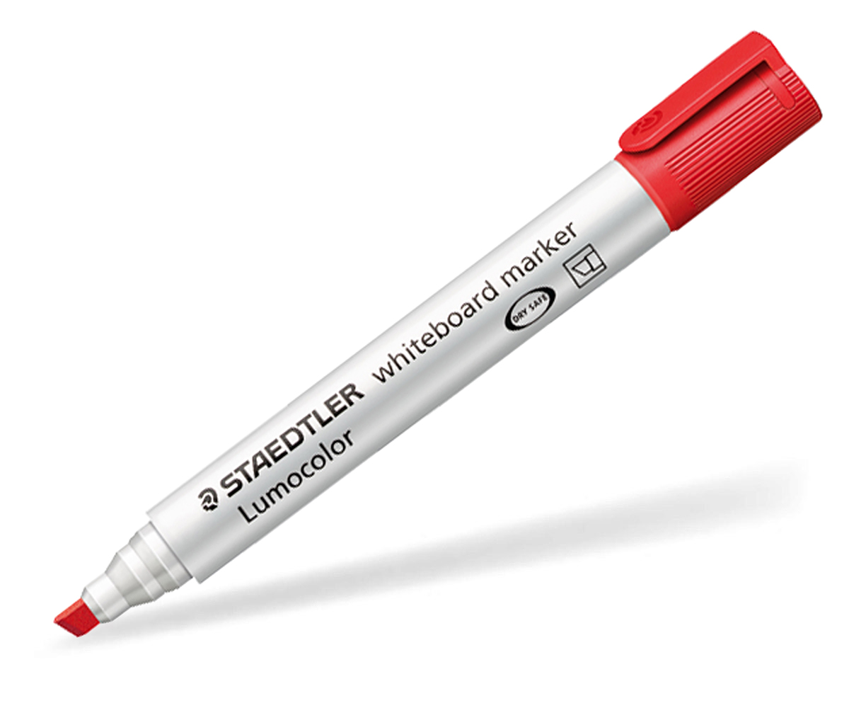 STAEDTLER Lumocolor Whiteboard Marker 351BW Keil rot | Dein Pen