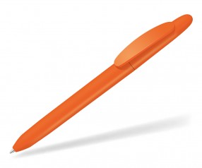 UMA ICONIC GUM 0-0057 gummierter Werbekugelschreiber orange