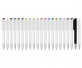 UMA Kugelschreiber EFFECT F SI 0-0086 weiss-dunkelviolett