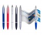 Flag Pen 1101 Classic Kuli incl. 4c Print auf integriertem Werbeflyer, SILBER