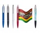 Werbeband-Kugelschreiber Info-Pen 1103 Regular mit ausrollbarer Werbefahne, SCHWARZ