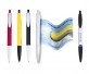 Werbeflaggenkugelschreiber mit ausziehbarem Flyer Info Pen 1105 Premium, ROT