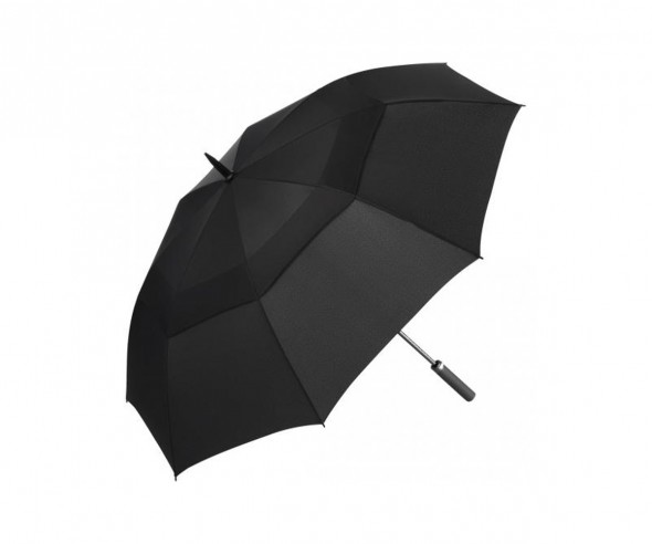 FARE Golf- und Gästeschirm AC Fibermatic XL Vent 2339 Regenschirm mit Druck schwarz