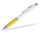 Penko Rodos Opac M 4075 Kugelschreiber mit Gummigriffzone weiss gelb