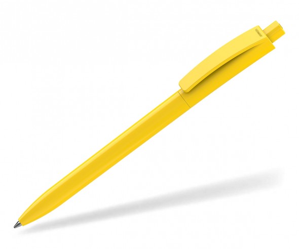 Klio Kugelschreiber 42200 QUBE high gloss R gelb