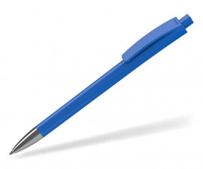 Klio Kugelschreiber 42202 QUBE high gloss Mn F blau