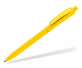 Klio nachhaltiger Kugelschreiber 42204 QUBE recycling R gelb