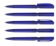 Klio PUSH transparent Kugelschreiber 42301 DTR1 dunkelblau