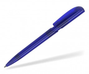 Klio PUSH transparent Kugelschreiber 42301 DTR1 dunkelblau