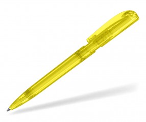 Klio PUSH transparent Kugelschreiber 42301 RTR gelb