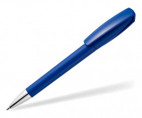 quatron Space Soft-Touch 42610 Kugelschreiber mit gummierter Oberfläche dunkelblau