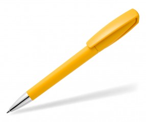 quatron Space Soft-Touch 42610 Kugelschreiber mit gummierter Oberfläche gelb