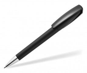 quatron Space Soft-Touch 42610 Kugelschreiber mit gummierter Oberfläche schwarz