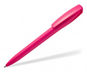 quatron Space Soft-Touch Color 42612 Kugelschreiber mit gummierter Oberfläche pink