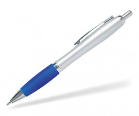 Penko Helgoland Silber 4701 Kunststoffkugelschreiber bedruckt silber blau