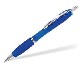 Penko Helgoland TR 4702 Kunststoffkugelschreiber bedruckt transparent blau