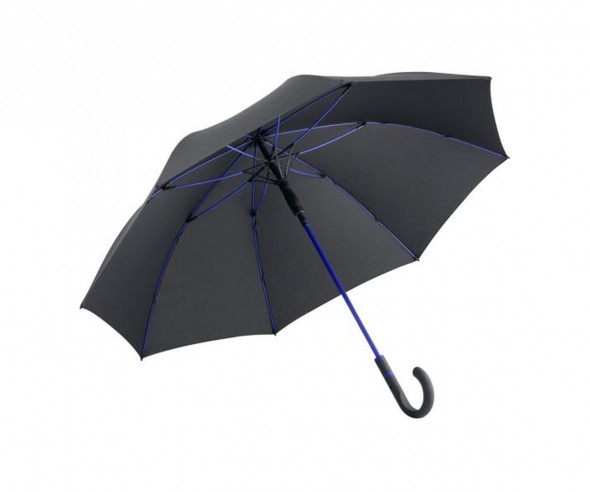 FARE Midsize Stockschirm AC 4784 Regenschirm bedrucken lassen schwarz euroblau
