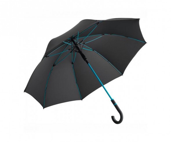 FARE Midsize Stockschirm AC 4784 Regenschirm bedrucken lassen schwarz petrol