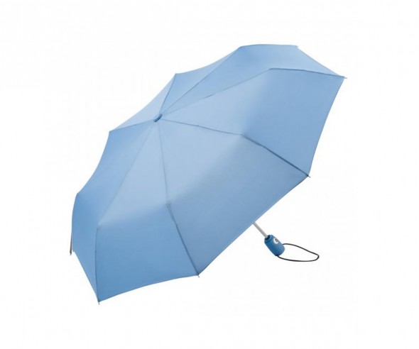 FARE Mini-Taschenschirm AOC 5460 Regenschirm als Werbeartikel hellblau