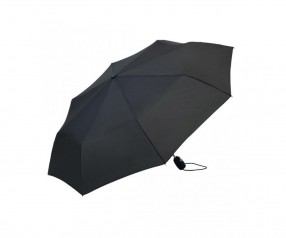 FARE Mini-Taschenschirm AOC 5460 Regenschirm als Werbeartikel schwarz