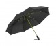 FARE Colorline Oversize Taschenschirm AOC 5644 Regenschirm bedrucken lassen schwarz limette