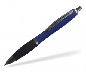 Penko Helgoland Metall Soft Touch Gun 5700 Kugelschreiber bedruckt dunkelblau
