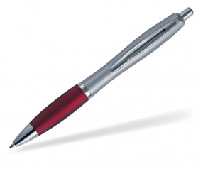 Penko Helgoland Metall 5704 Kugelschreiber als Promotionartikel silber rot