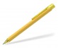 Schneider Kugelschreiber ESSENTIAL Soft Touch gelb mit Clip und Spitze transparent
