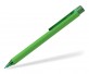 Schneider Kugelschreiber ESSENTIAL Soft Touch grün mit Clip und Spitze transparent