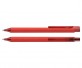 Schneider Kugelschreiber ESSENTIAL Soft Touch rot mit Clip und Spitze transparent