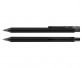 Schneider Kugelschreiber ESSENTIAL Soft Touch schwarz mit Clip und Spitze transparent