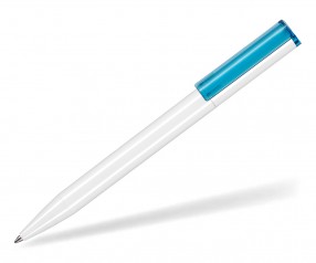 Ritter Pen Lift Recycled 93810 Nachhaltiger Kugelschreiber weiß blau