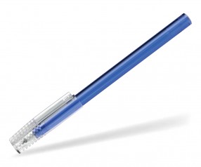 Schneider Kappenkugelschreiber Tops Promo transparent blau mit durchsichtiger Kappe