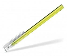 Schneider Kappenkugelschreiber Tops Promo transparent gelb mit durchsichtiger Kappe