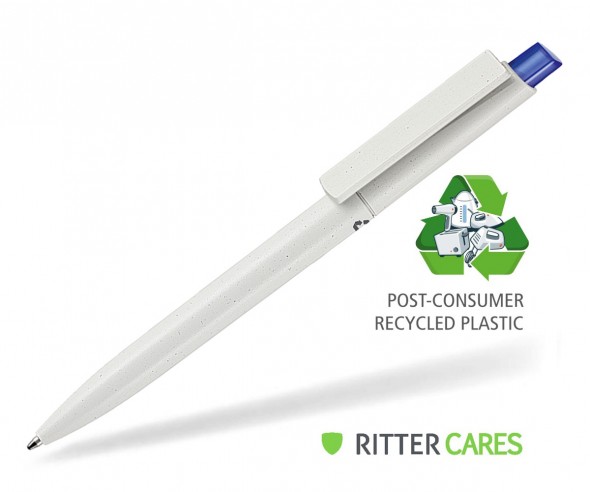 Ritter Pen Crest Recycled Kugelschreiber 95900 1425 Grau recycled - 4303 Royal-Blau