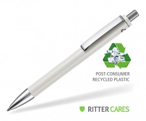 Ritter Pen Exos Recycled Werbekugelschreiber 97600 deckend grau 1400 grau