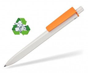 Ritter Pen Ridge Recycled Kugelschreiber 99800 grau 1425 deckend orange 0549