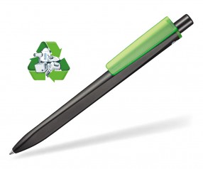 Ritter Pen Ridge Recycled Kugelschreiber 99800 schwarz 1525 transparent grün 1054