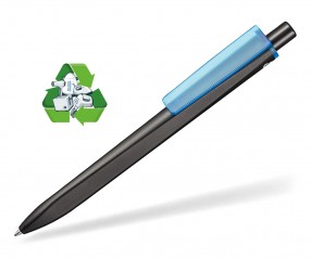 Ritter Pen Ridge Recycled Kugelschreiber 99800 schwarz 1525 transparent blau 4145