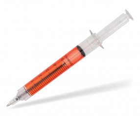 ANDA Medic 791516 Kugelschreiber in Spritzenform mit Flüssigkeit rot