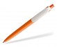 prodir DS8 PRR R10 Soft Touch Kugelschreiber orange weiss MIXMATCH