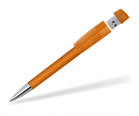 Klio Turnus USB Kugelschreiber SOFTFROST OTIST orange-rot ice