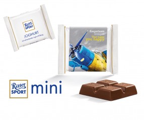 Ritter Sport Mini Joghurt mit Werbebanderole incl. Druck als Giveaway