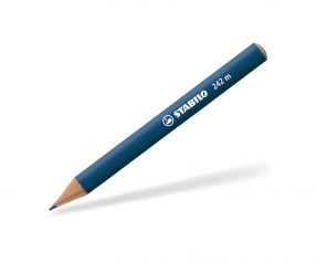STABILO MINI-Bleistift 242m rund Holz lackiert blau