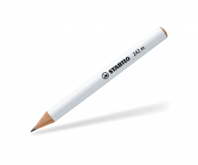 STABILO MINI-Bleistift 242m rund Holz lackiert weiss