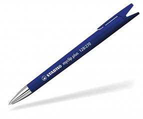 STABILO Kugelschreiber Myclip Plus blau