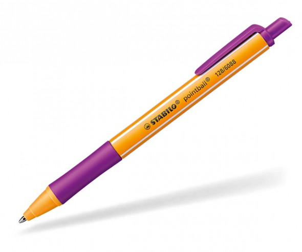 STABILO Kugelschreiber Pointball purple violett schreibend