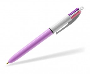 BIC® 4 Colours Fashion 1102 Kuli mit 4 trendigen Minenfarben - purple pastel